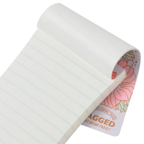 TAGGED MEMO PAD フラワー01（S）