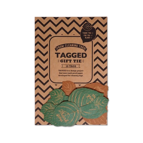 TAGGED GIFT TIE Leaf A