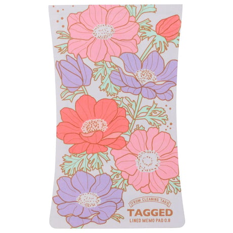 TAGGED MEMO PAD フラワー01（L）