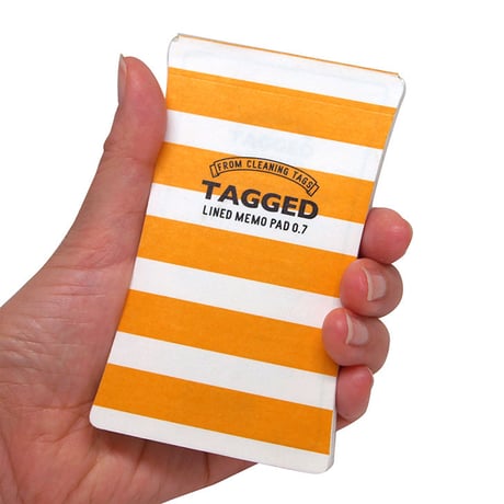 TAGGED MEMO PAD ボーダー03（S）