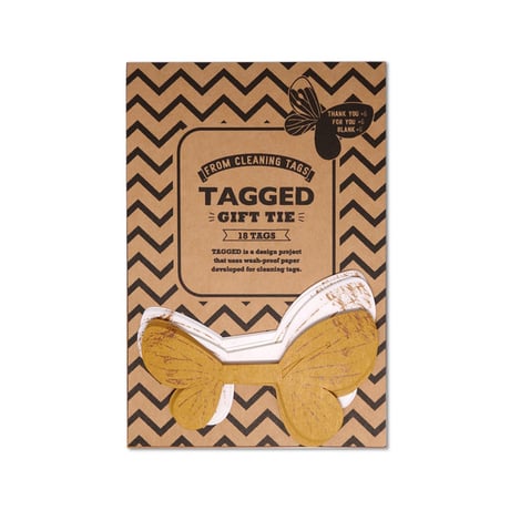 TAGGED GIFT TIE Butterfly A
