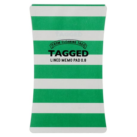 TAGGED MEMO PAD ボーダー04（L）