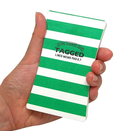 TAGGED MEMO PAD ボーダー04（S）