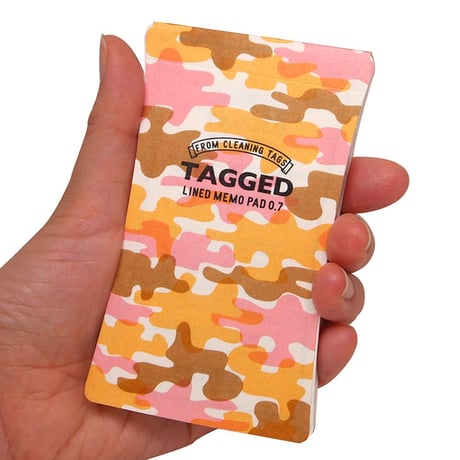TAGGED MEMO PAD 迷彩03（S）