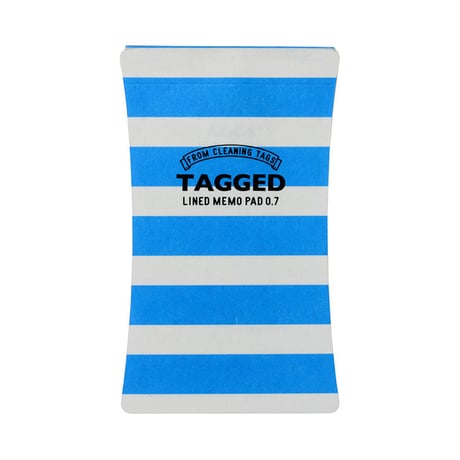 TAGGED MEMO PAD ボーダー01（S）