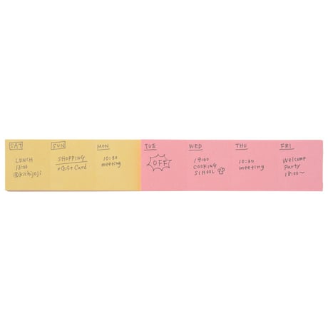 TAGGED 7 CUT MEMO（YP）