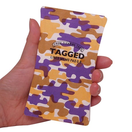 TAGGED MEMO PAD 迷彩02（L）