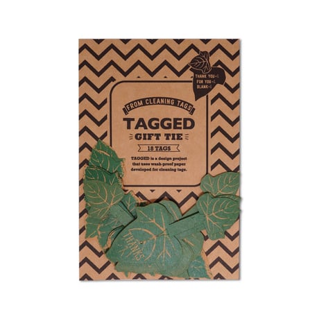 TAGGED GIFT TIE Leaf C