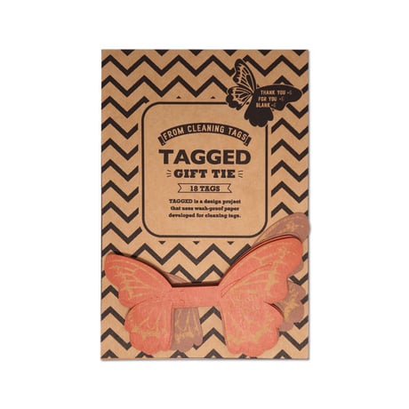TAGGED GIFT TIE Butterfly B