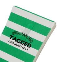 TAGGED MEMO PAD ボーダー04（L）