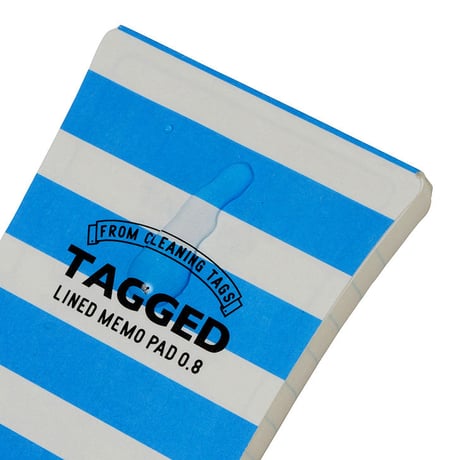 TAGGED MEMO PAD ボーダー01（L）