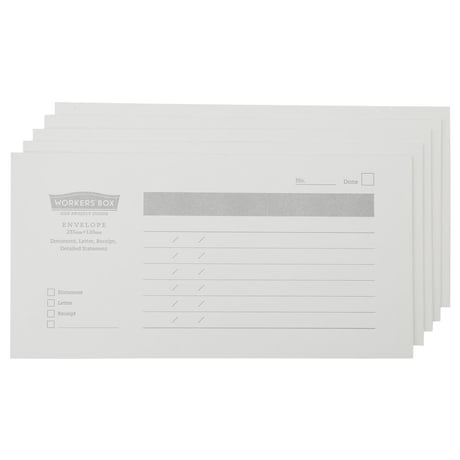 WORKERS'BOX ENVELOPE 5枚セット