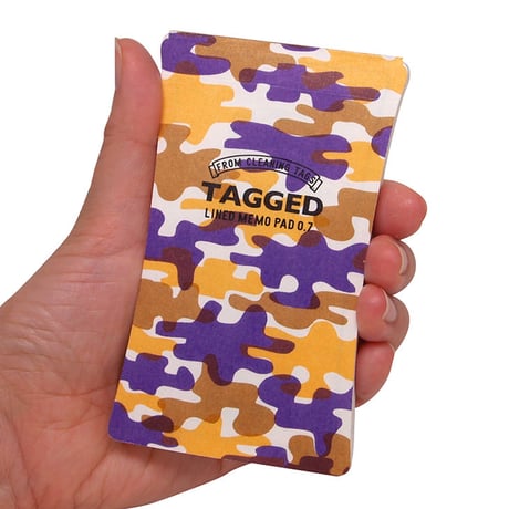 TAGGED MEMO PAD 迷彩02（S）