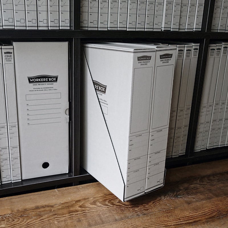 WORKERS'BOX WIDE 4冊＋STAND 2個 | HI MOJIMOJI STORE