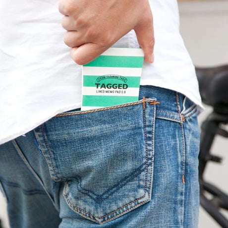 TAGGED MEMO PAD ボーダー04（L）