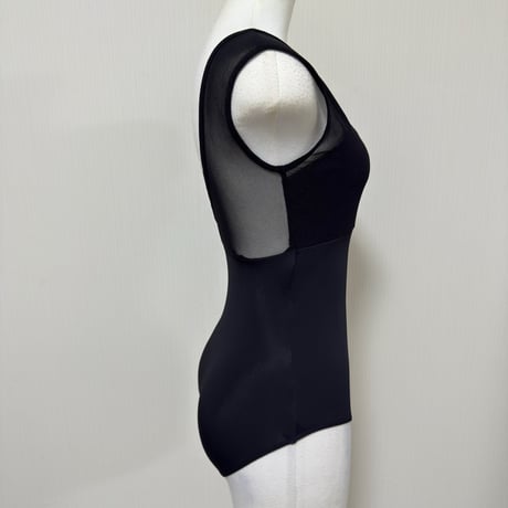 【sylphynes BLACK】レイヤードフレンチスリーブレオタード<10882>