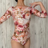 sylphynes BLACK】オフショルダーレオタード5分袖<10869> | sylph