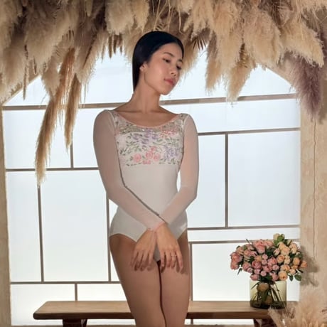 sylphynes ホワイトレース　レオタード sylphynes