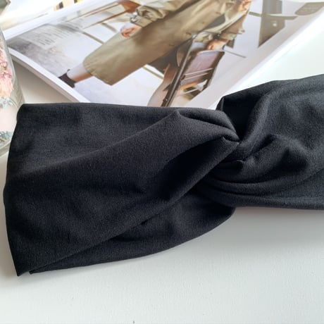 ◆ New / Peru T-shirt turban Black