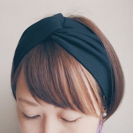 ◆ New / Peru T-shirt turban Black