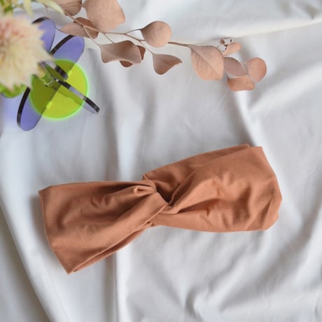 ◆ New / Peru T-shirt turban smoky orange
