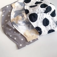 【mask】cotton gauze/ dots•paint•big dots