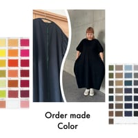 【semi-custom order】balloon T-shirt dress
