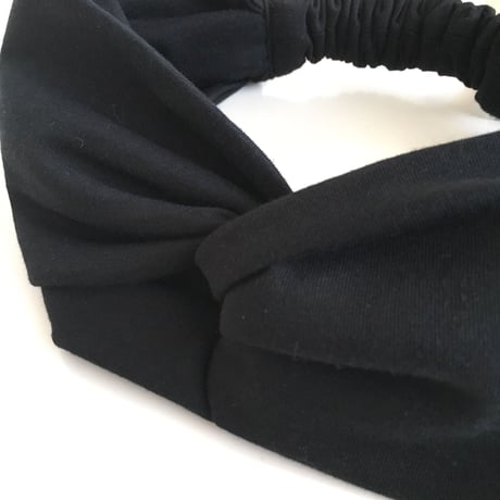T-shirt turban Black