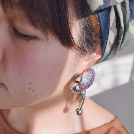 dress-up metal x paisley( pierce)