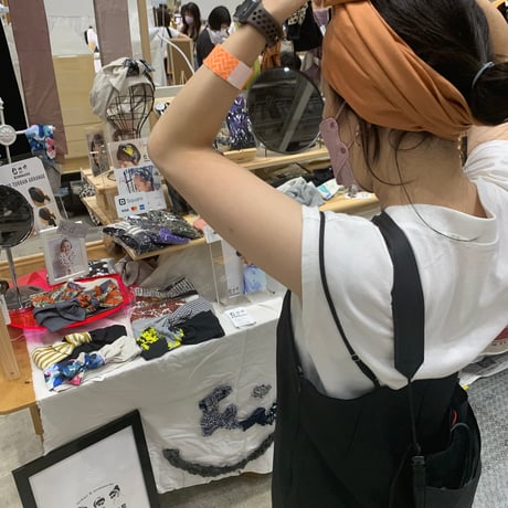 ◆ New / Peru T-shirt turban smoky orange