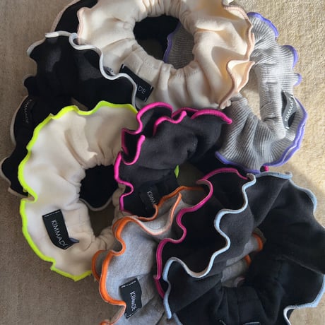 T-shirt Chou Chou scrunchies organic knitting cotton