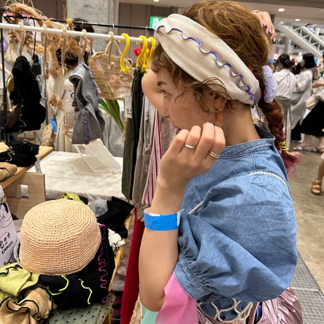 naminami Organic T-shirt / cross turban