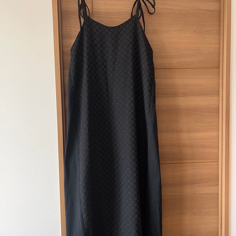 Flower jacquard Camisole dress 【semi-custom ord
