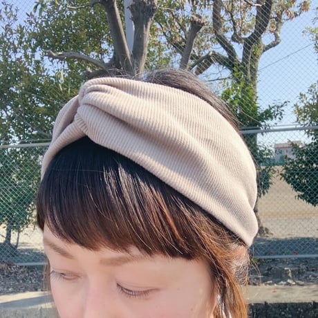 T-shirt rib gray or camel beige