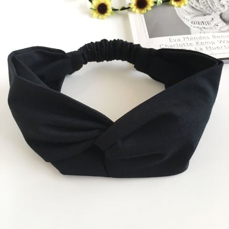 T-shirt turban Black
