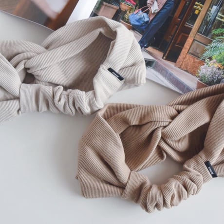 T-shirt rib gray or camel beige