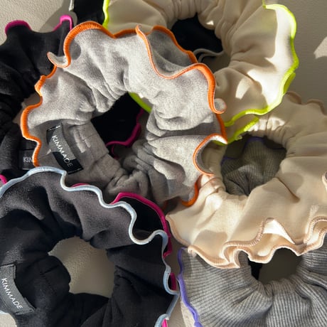 T-shirt Chou Chou scrunchies organic knitting cotton