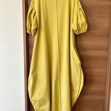 balloon T-shirt dress / Black