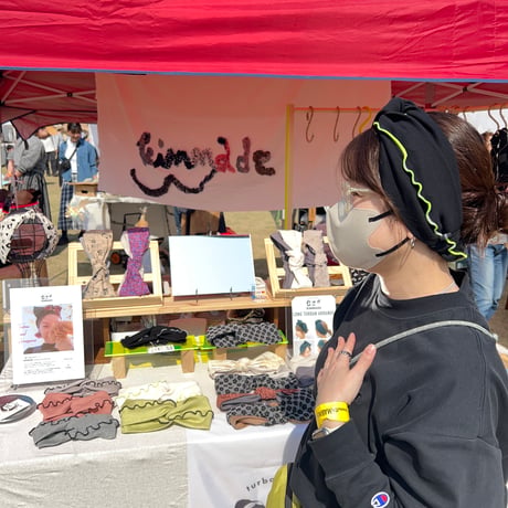 naminami Organic T-shirt / cross turban