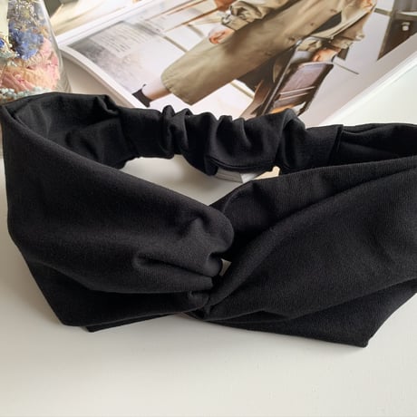 ◆ New / Peru T-shirt turban Black