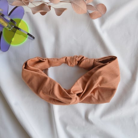 ◆ New / Peru T-shirt turban smoky orange