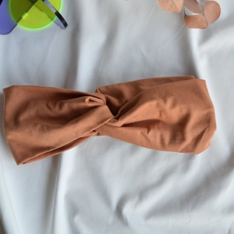 ◆ New / Peru T-shirt turban smoky orange