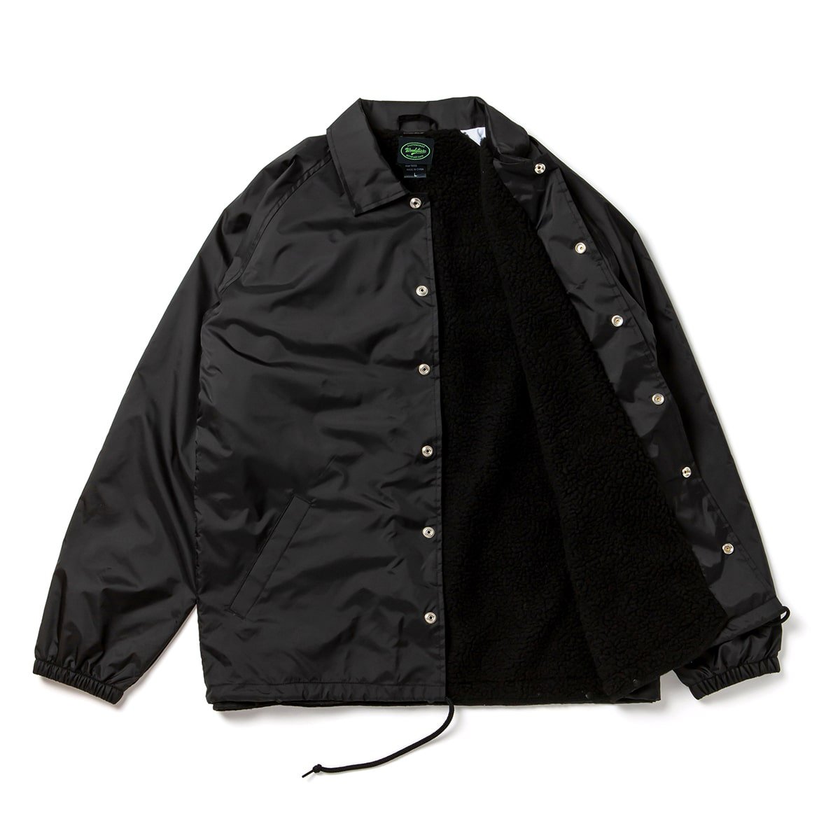 M-Cです☆Woodstics コーチジャケット 内側ボア ナイロン【M】 M-Cです☆Woodstics コーチジャケット 内側ボア ナイロン【M