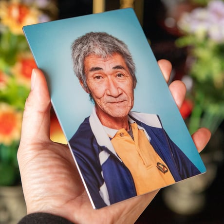 【遺影転換】版装遺影 メタルプリント【先行テスト販売】