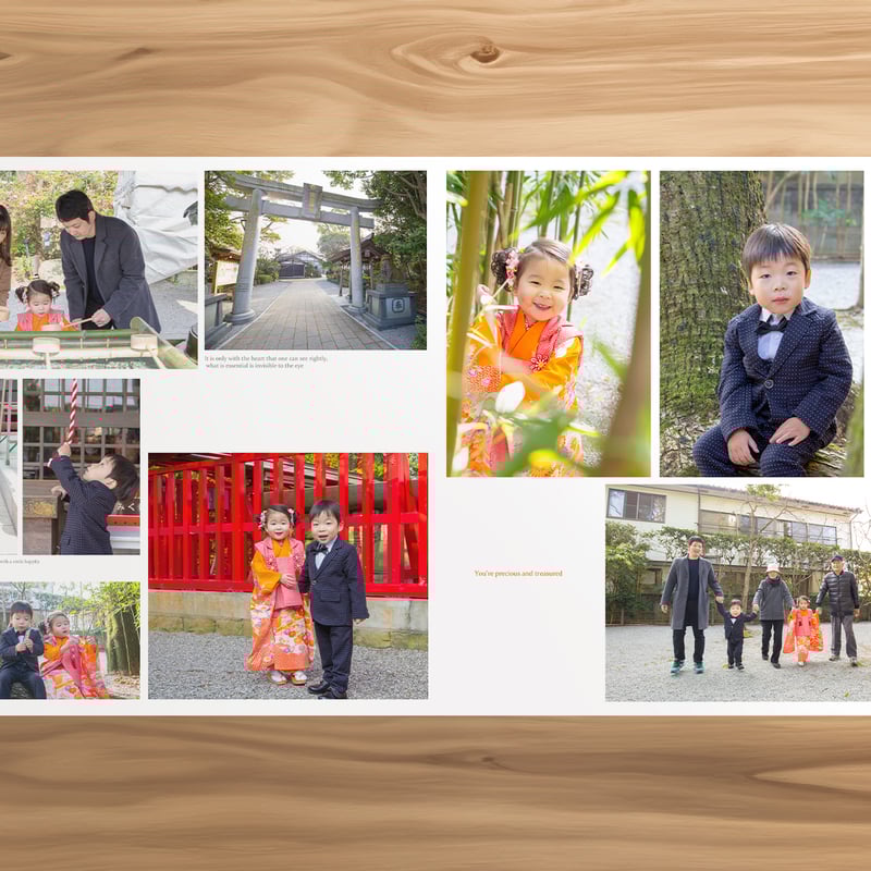 オーダーメイドフォトアルバム【七五三】 | PAPi PHOTO WORKS オーダー