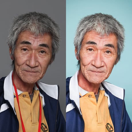 肖像写真・遺影写真の制作【プロ仕上げの画像修正】