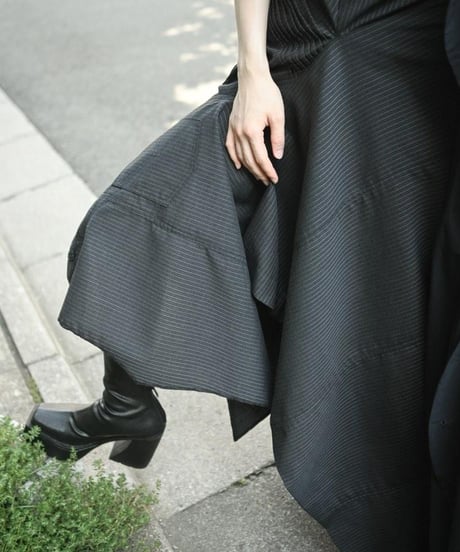 WILDFRÄULEIN "Decadence onepiece" Summer wool stripe.