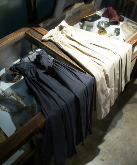 WILDFRÄULEIN"The prayers long skirt" Denim & Beige.