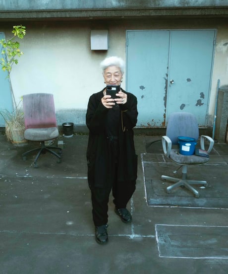Gauche "Kaya sarouel easy pants" Black gauze.