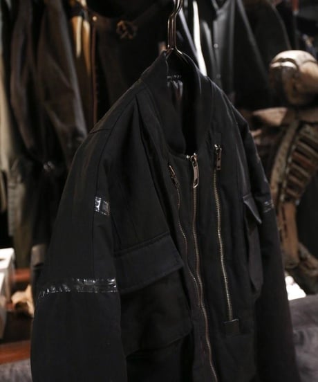WILDFRÄULEIN "Goat bomber jacket type-c" Black C/N.